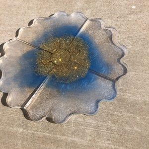 Coaster set of 4 (geode)